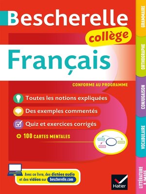 cover image of Bescherelle Français Collège (6e, 5e, 4e, 3e)